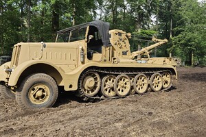 Drehkrankraftwagen mit Bilstein 6t Hebekran, Sd.Kfz. 9/1